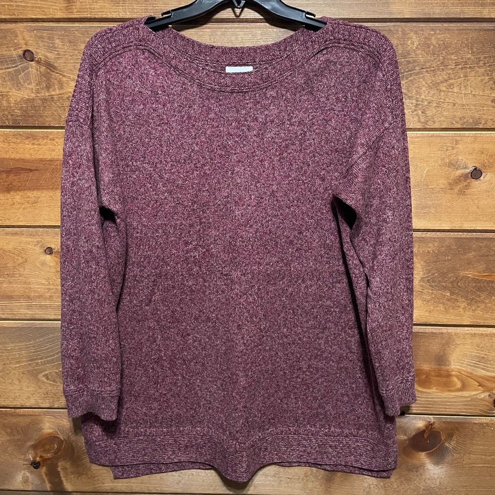 Relaxed fit boatneck sweater